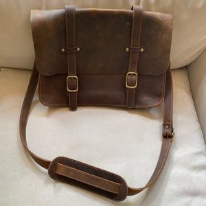 Portland Leather Goods Leather Satchel